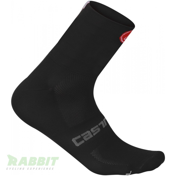 Castelli CA Quattro 9 Sock-Black-S/M