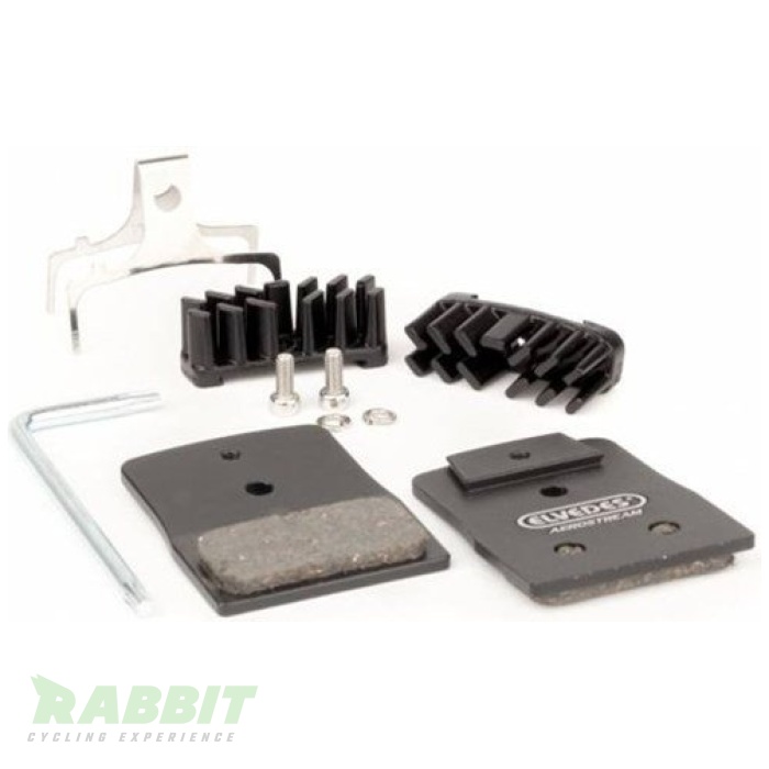 Elvedes AeroStream Disc Brake Pads Cooling Fins