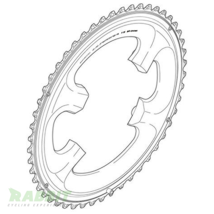 Shimano Kettingblad Md 53T Voor 53/39TFc-6800