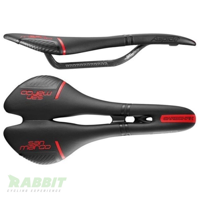 Selle San Marco ZADEL SM ASPIDE CARBON FX WIDE OPEN ZW/RO