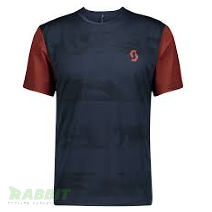Scott SCO Shirt M's Trail Flow s/sl mi bl/ru red