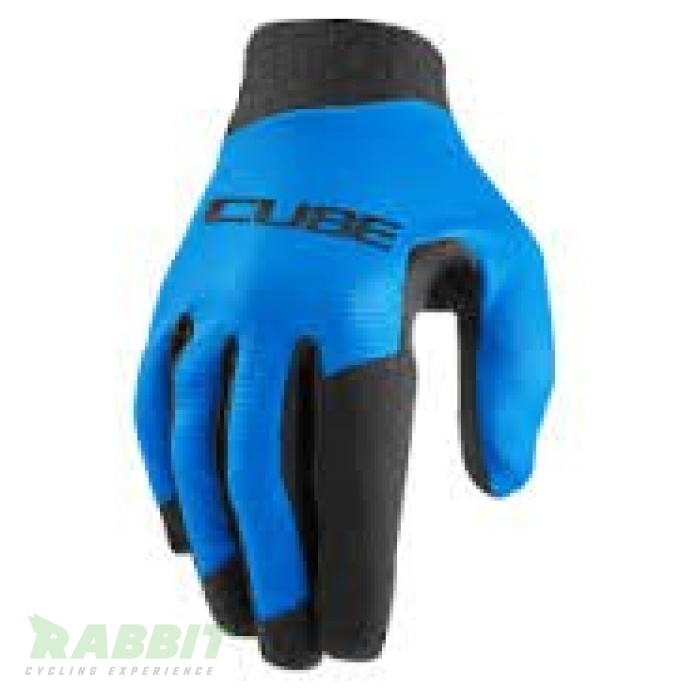 Cube GLOVES PERFORMANCE LONG FINGER BLUE M(8)let op! verkleurd