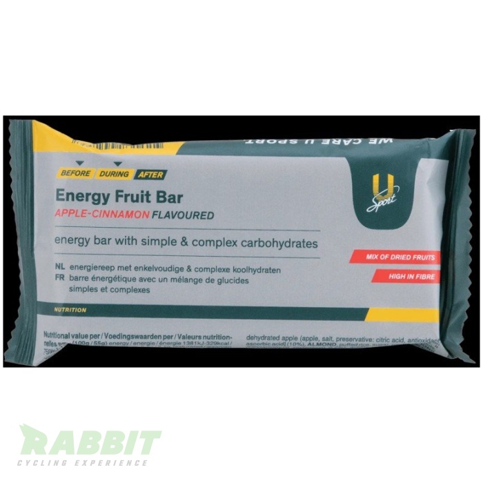 U-sport Energie Fruit Bar - apple cinnamon