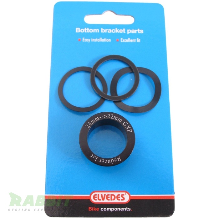Elvedes TRAPD ELV SRAM GXP REDUCER KIT 24MM NAAR 22MM